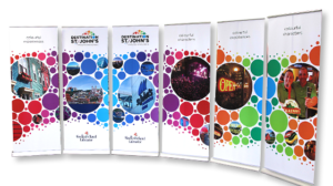 Pull up banners for outdoor use